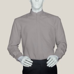Mandarin Shirt-grey