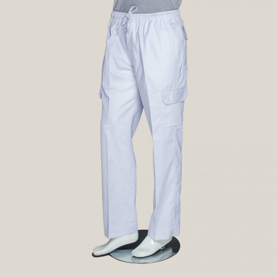 Cargo Chef Pants with Cargo Pockets-Plan color