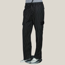 Elastic Waistband Trouser with Cargo Pockets