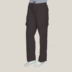 Cargo Chef Trouser with Cargo Pockets-Plan Grey
