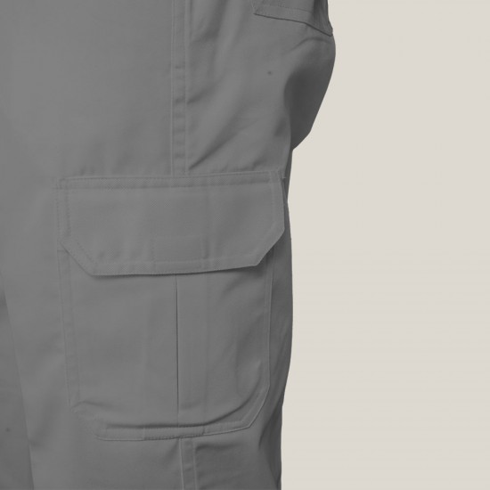 Cargo Chef Trouser with Cargo Pockets-Plan Grey