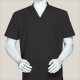 V-Neck Kitchen Shirt - Black