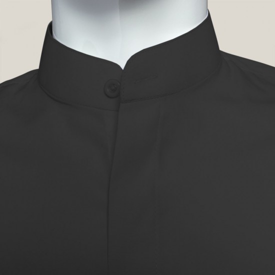 Mandarin Shirt-black