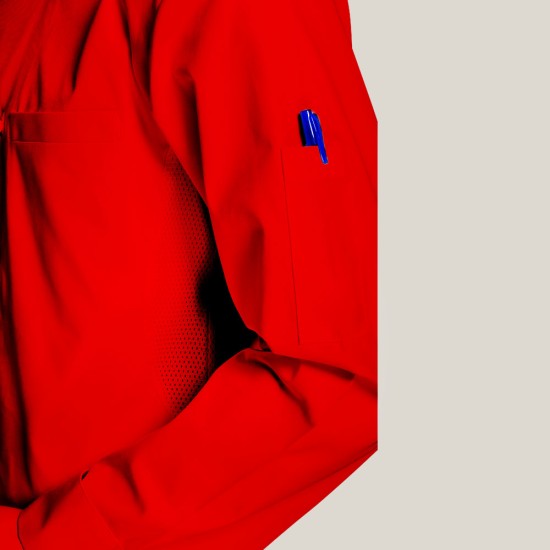 3/4th Sleeve Chef Jacket - Red