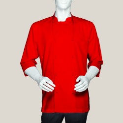 3/4th Sleeve Chef Jacket - Red