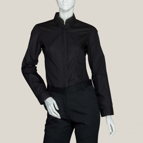 Button Down Shirt-black