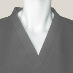 V-Neck Kitchen Shirt-grey