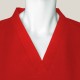 V-Neck Kitchen Shirt-red